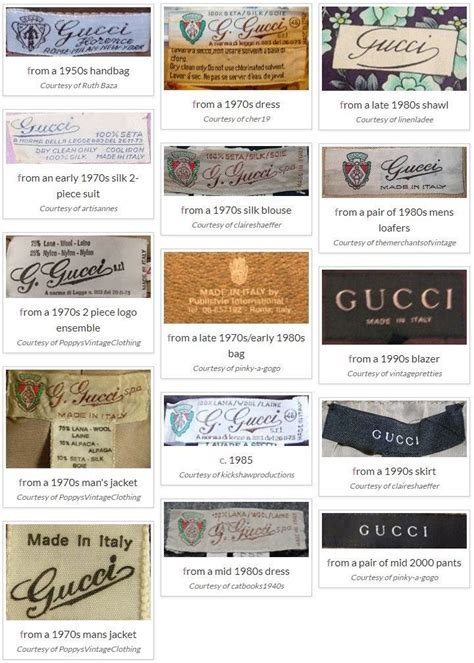 gucci authentic tag|vintage gucci tags.